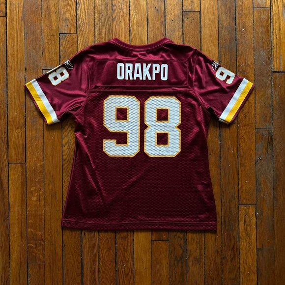 Vintage Y2K NFL On Field Washington Brian Orakpo 98 Football Jersey Women Medium - Picture 7 of 8